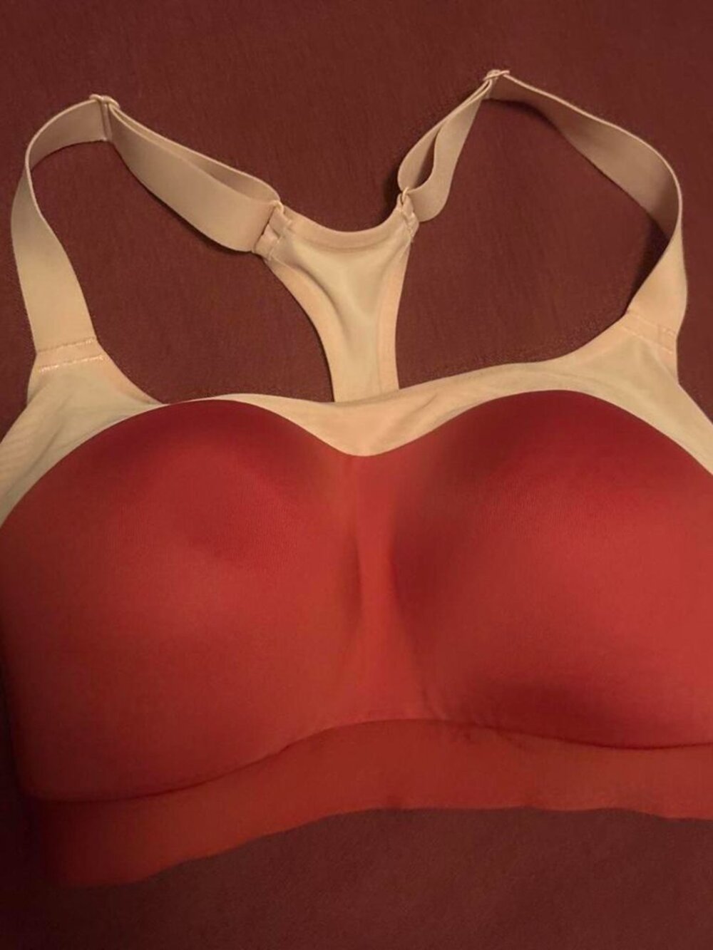 Brooks Red Gradient Sports Bra